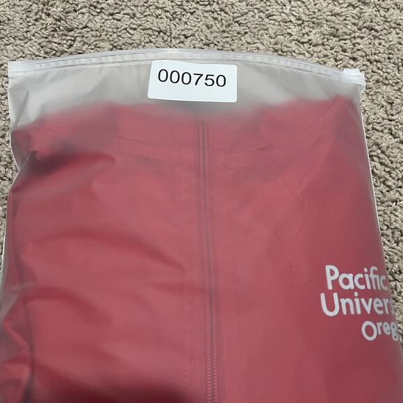 Pacific University Boxers Mens Jacket XL Red Anorak Windbreaker Oregon Champion - Picture 12 of 12